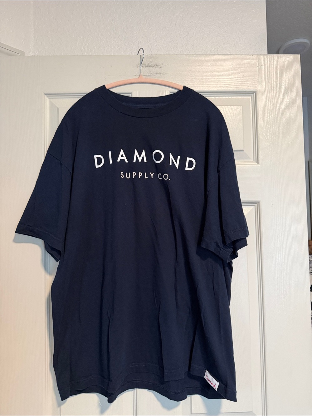 Diamond Supply Co. Navy Short Sleeve Logo Tee
